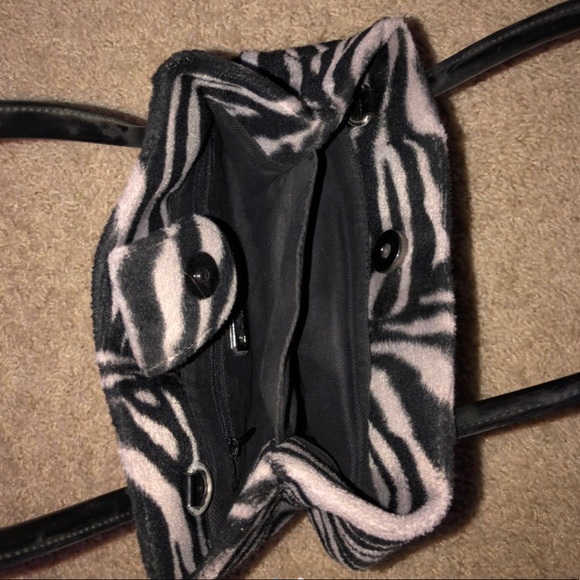zebra print handbag - Picture 2 of 2